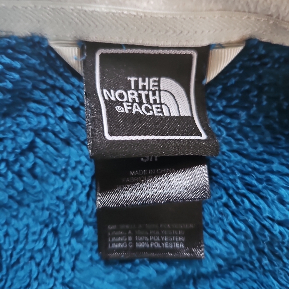 The North Face Women’s Blue Fleece Zip Jacket Size Small - Picture 7 of 7